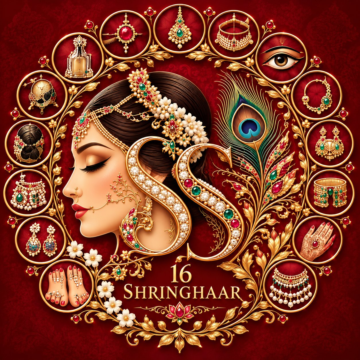 16 Shringhaar bride emblem — the house seal